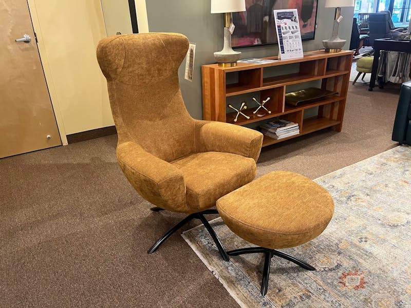 Baloo Swivel Rocker Chair & Ottoman Set
