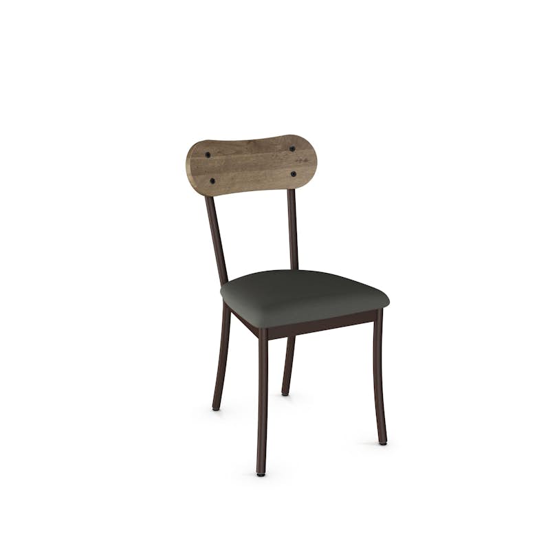 30268 Chair with Upholstered Seat & Solid Birch Back