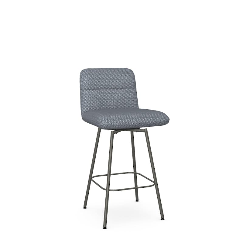 41351-26 Counter Height Swivel Stool with Upholstered Seat