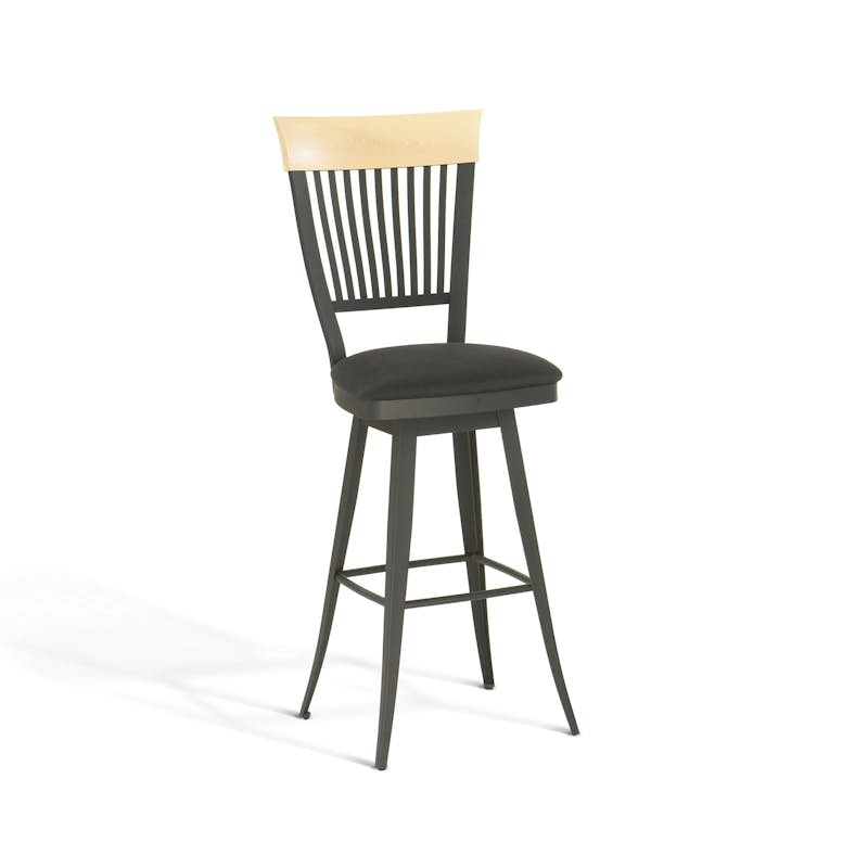 41419-26 Counter Height Swivel Stool with Upholstered Seat