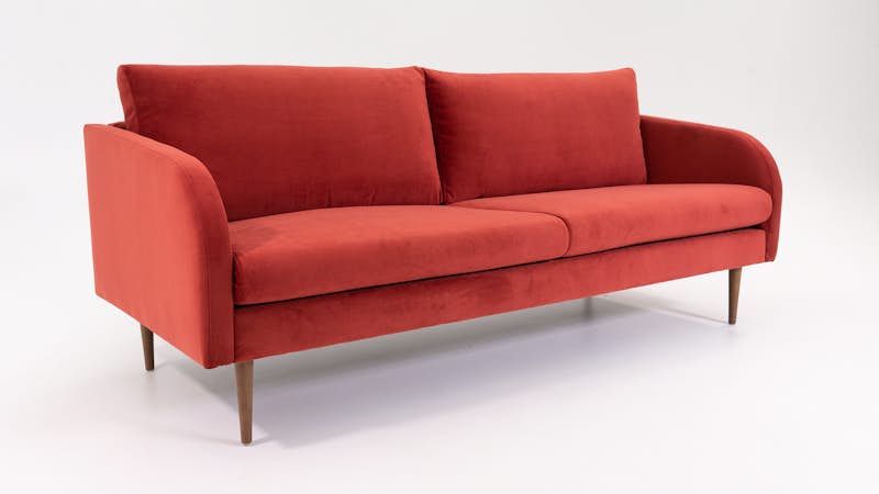 K374-03-248-544-US Husum Sofa - 544 Velvet Brick Red