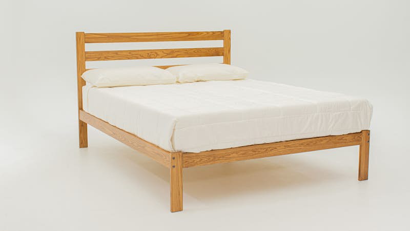 Queen Greenfield Bed - Chestnut on Solid Ash