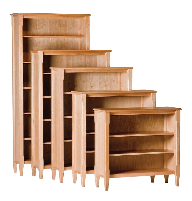 Shaker 33" Bookcase Natural Cherry