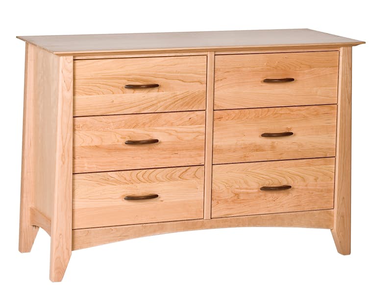 Willow Small 6-Drawer Dresser Natural Cherry