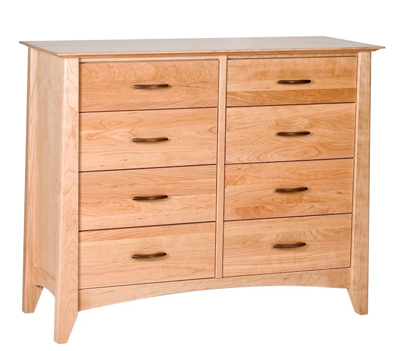 Willow Small 8-Drawer Dresser Natural Cherry