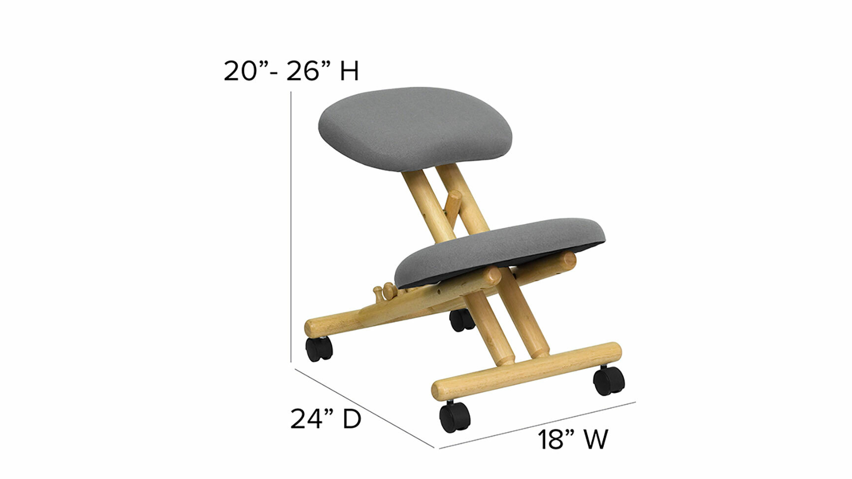 Wooden kneeling stool hot sale