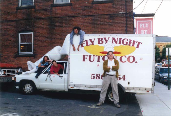 The First Fly By Night Delivery Truck Circa 1990